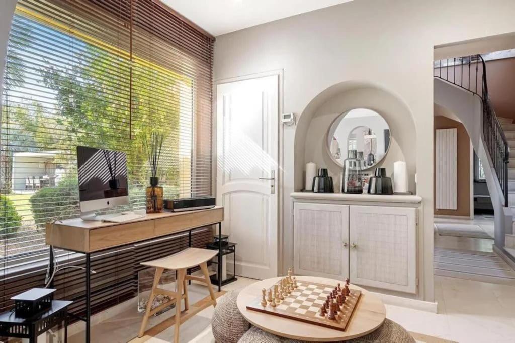 Grande Villa St-Tropez Area Avec Piscine Chauffee 盖辛 外观 照片