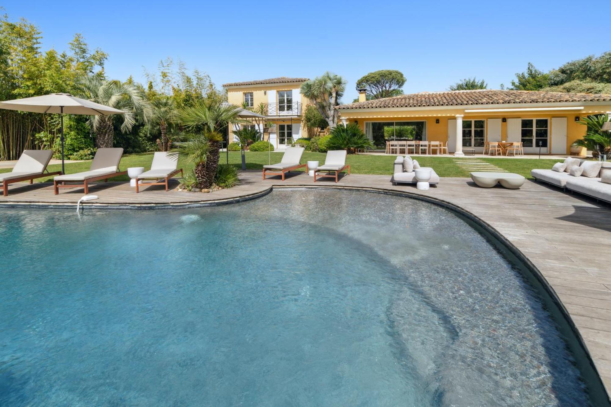 Grande Villa St-Tropez Area Avec Piscine Chauffee 盖辛 外观 照片