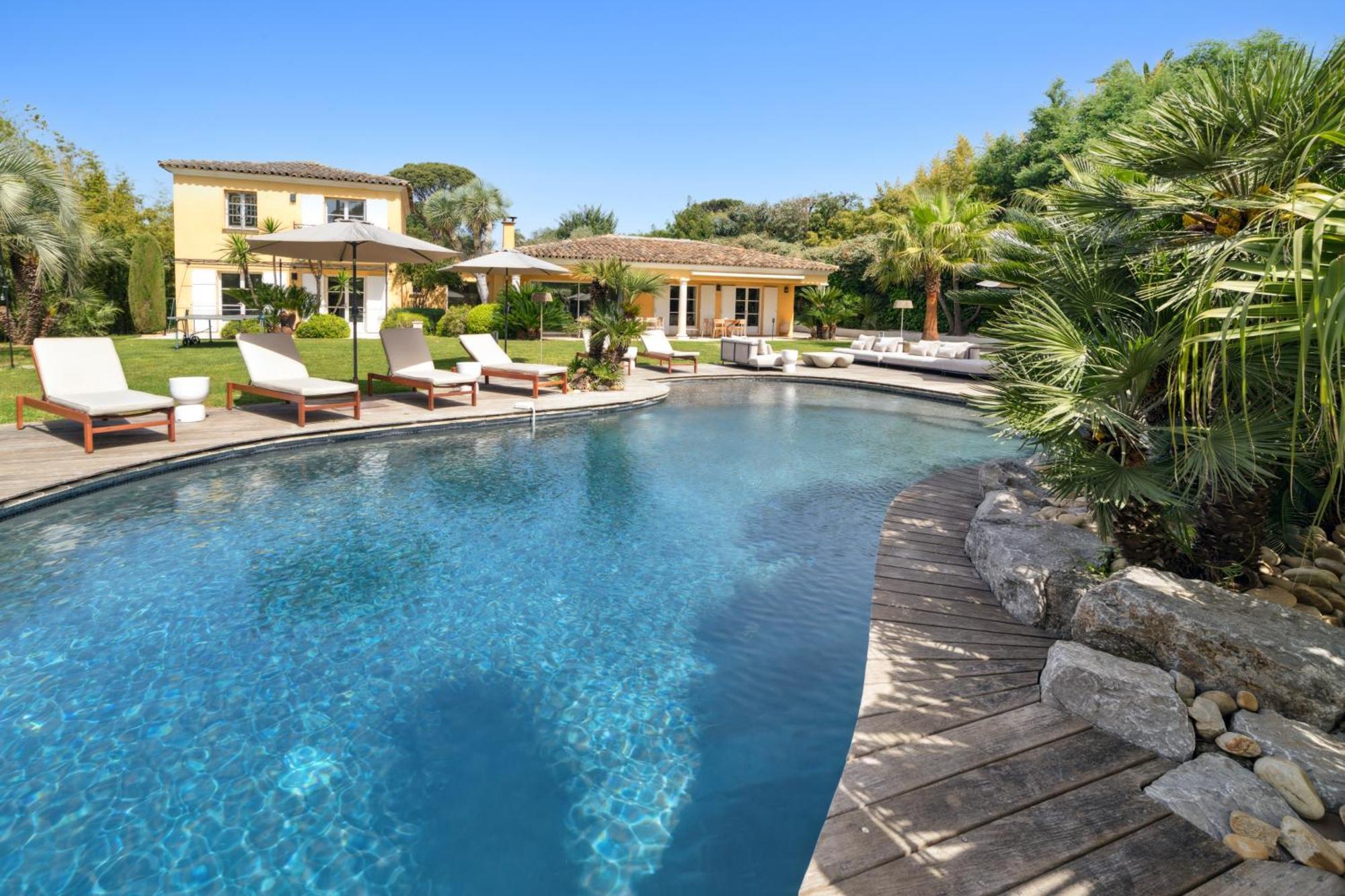 Grande Villa St-Tropez Area Avec Piscine Chauffee 盖辛 外观 照片